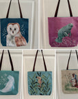 Tote Bags by The Blue Rabbit House