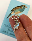 Cordon Bleu Finch Individual Stitch Markers