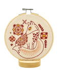 Folk Fox Embroidery Kit