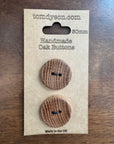 Handmade Wooden Buttons by Tom Dyson