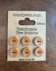 Handmade Wooden Buttons by Tom Dyson