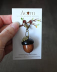 Little Acorn Stitch Marker Keeper