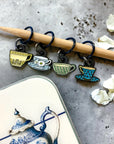 Tea Set Stitch Markers