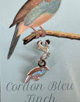 Cordon Bleu Finch Individual Stitch Markers