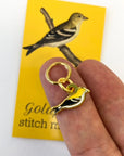 Gold Finch Individual Stitch Markers