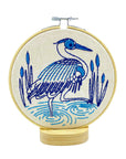 Blue Heron Embroidery Kit