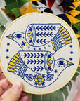 Turtle Doves Embroidery Kit