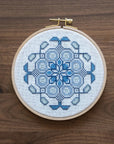 Mediterranean Medallion Cross Stitch Hoop Kit