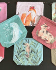 Medium Project Bags by The Blue Rabbit House