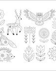 Woodland Folk Embroidery Stick & Stitch Kit