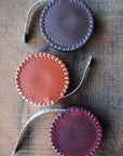 Hand Stitched Leather Tape Measures