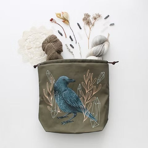 Medium Project Bags by The Blue Rabbit House