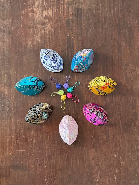Dumpling Cases with stitch markers