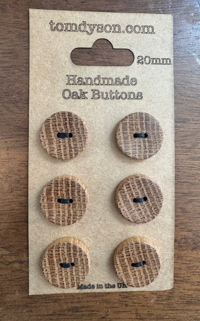 Handmade Wooden Buttons by Tom Dyson