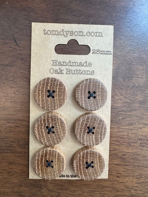 Handmade Wooden Buttons by Tom Dyson