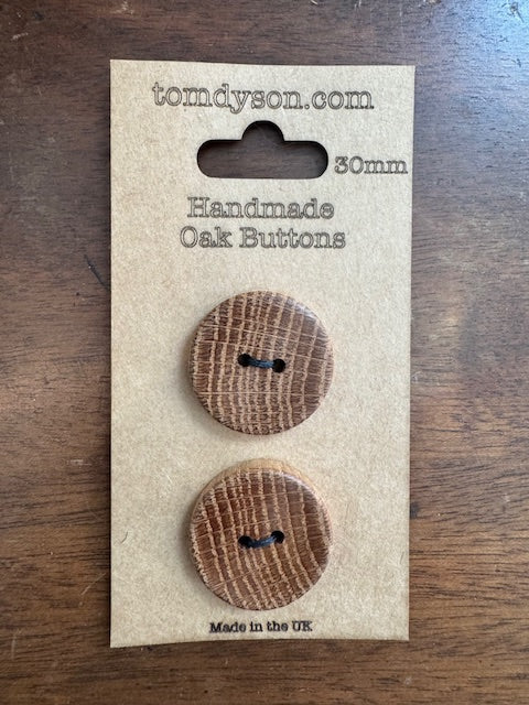 Handmade Wooden Buttons by Tom Dyson
