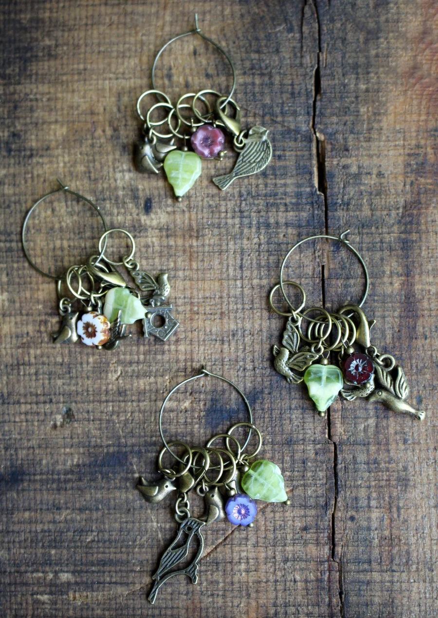 Spring Birds Stitch Markers