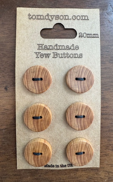 Handmade Wooden Buttons by Tom Dyson
