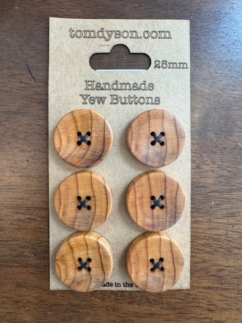 Handmade Wooden Buttons by Tom Dyson