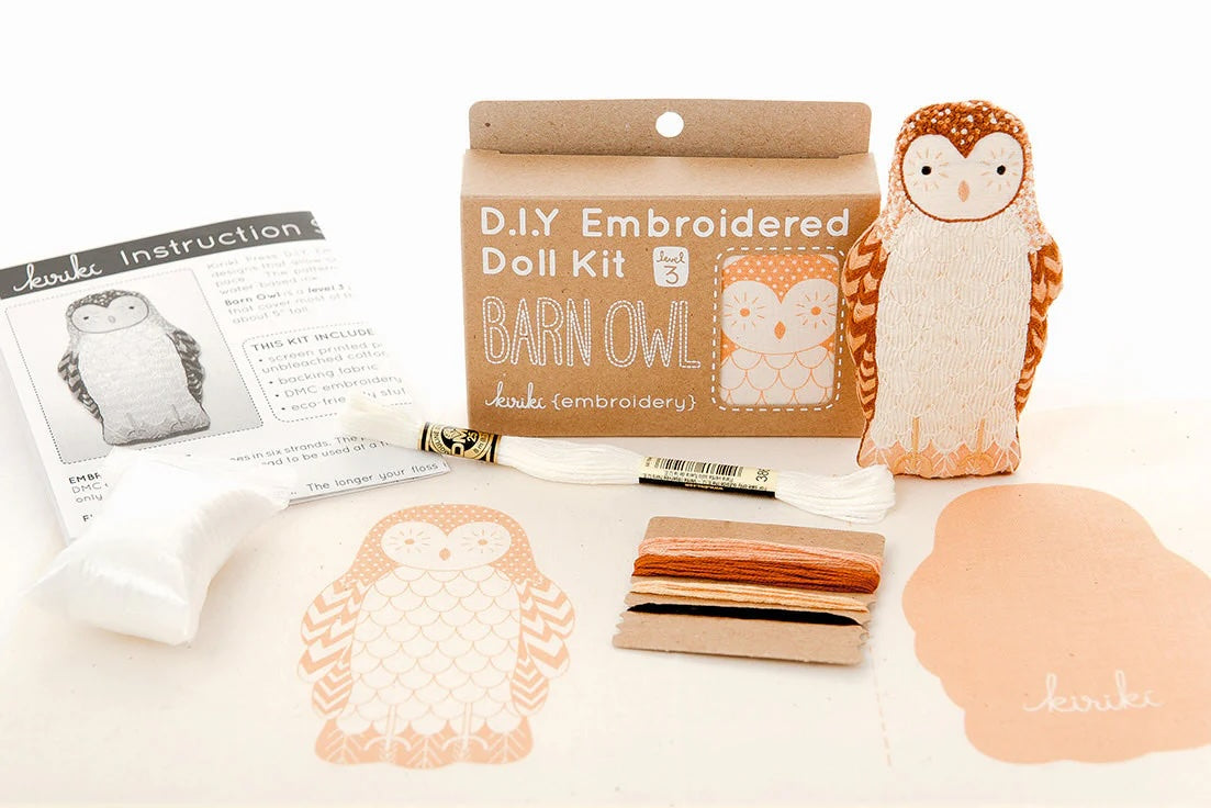 DIY Embroidery Doll Kits
