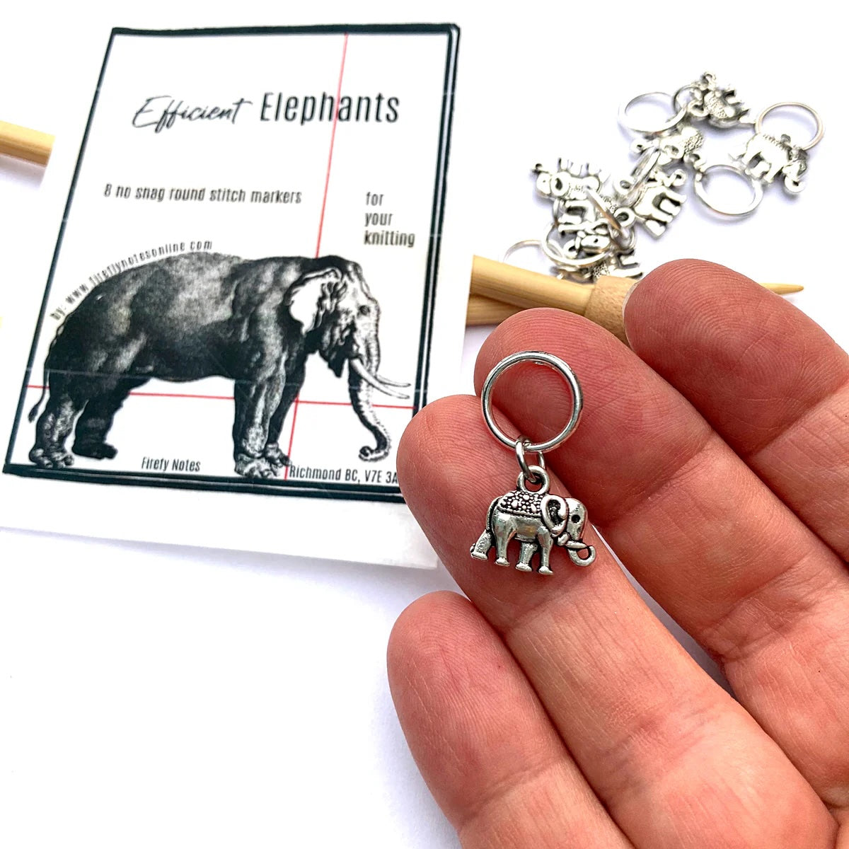 Elephant Stitch Markers