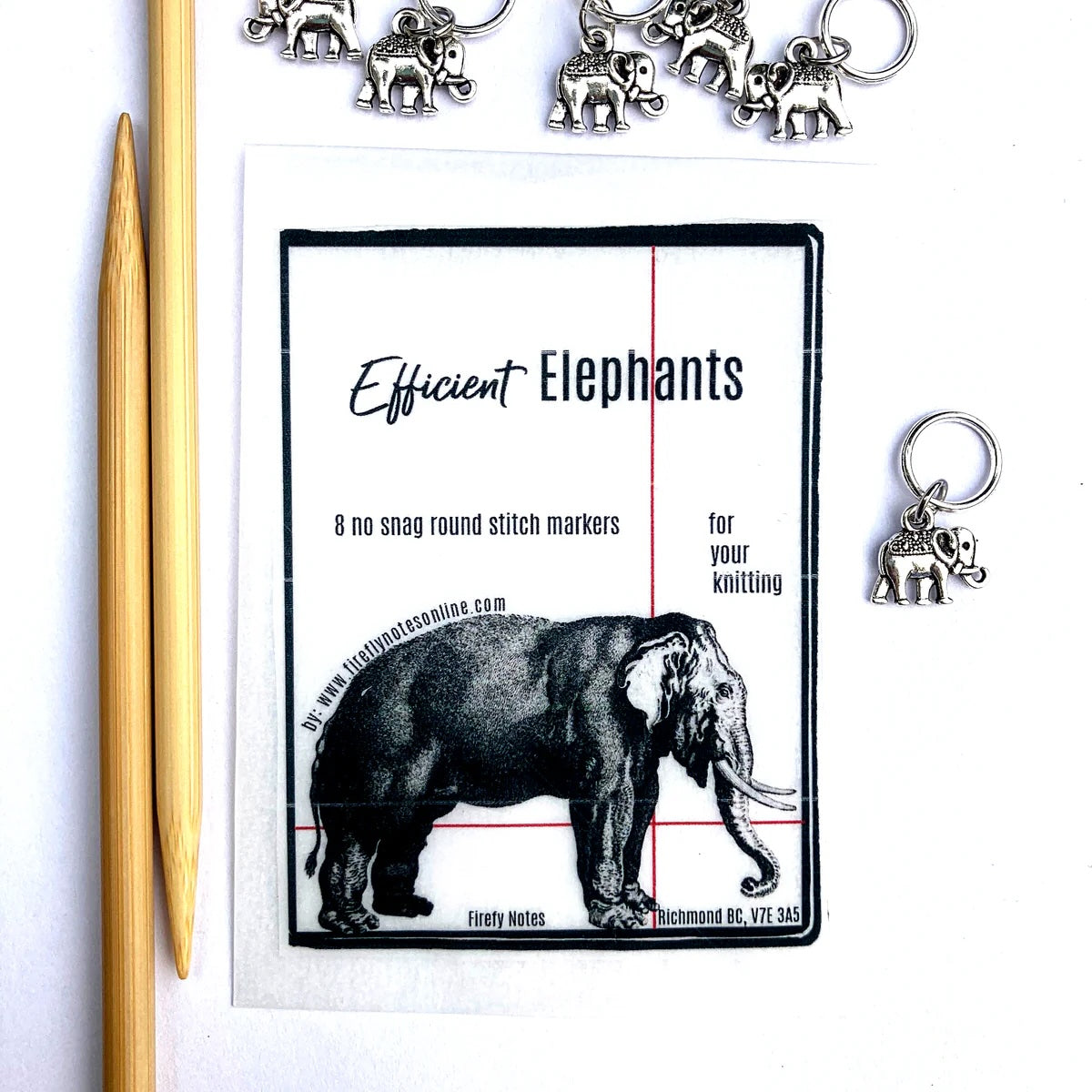 Elephant Stitch Markers