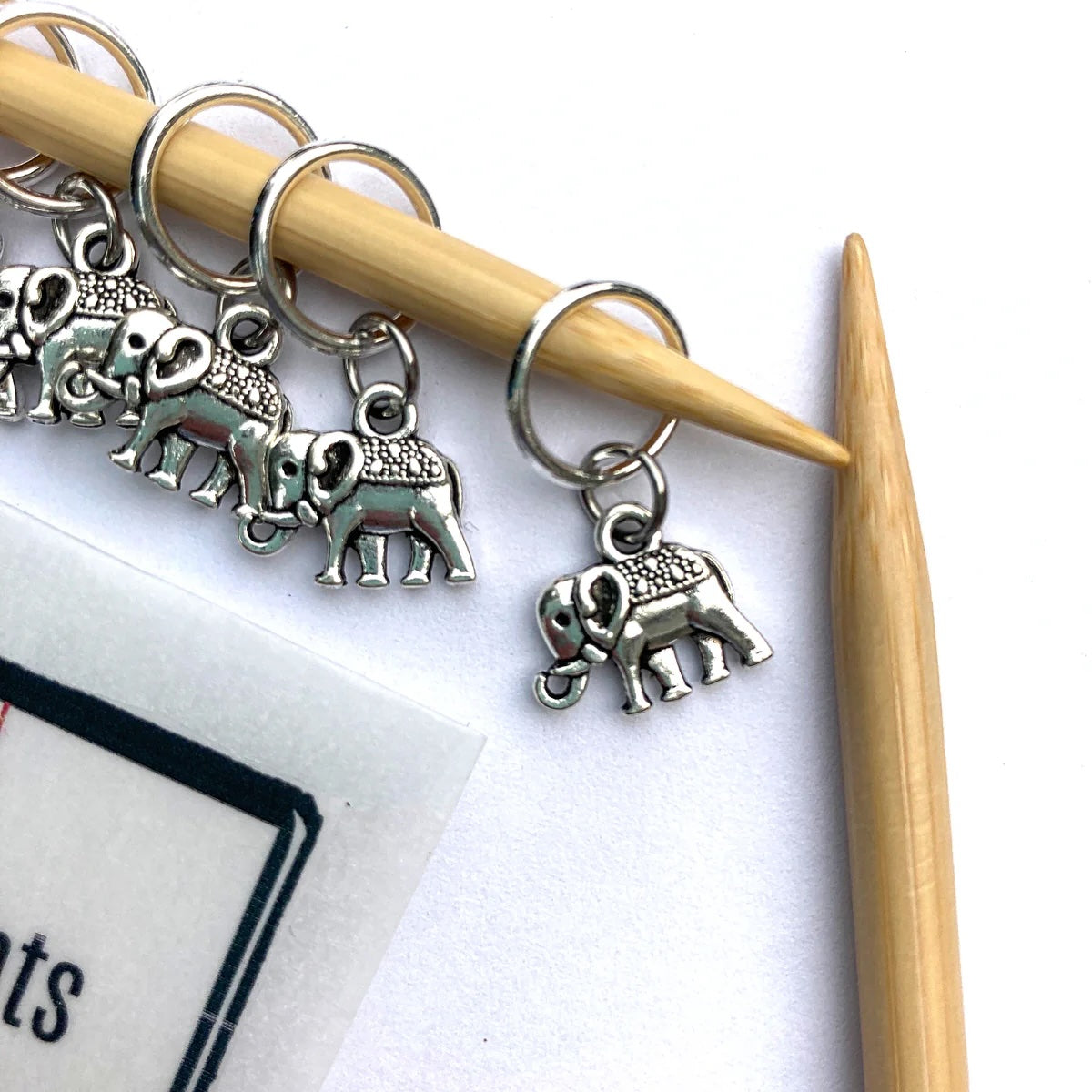 Elephant Stitch Markers