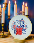 Knitting Octopus Embroidery Kit