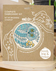 Saw Whet Owl Embroidery Kit