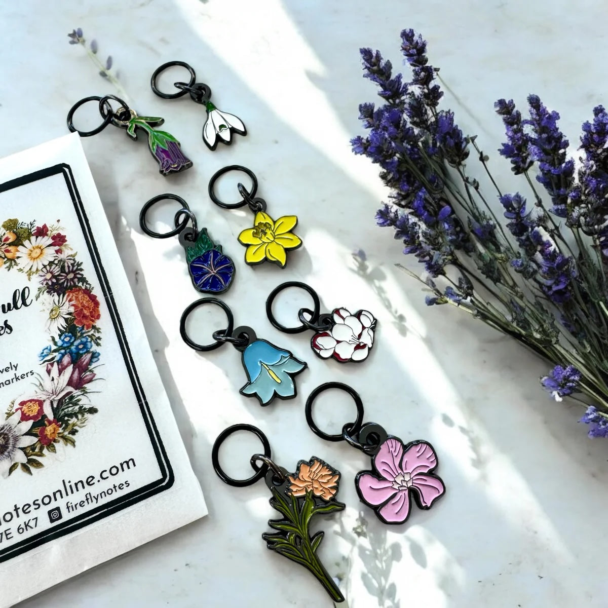 Pocket Full of Posies Stitch Markers