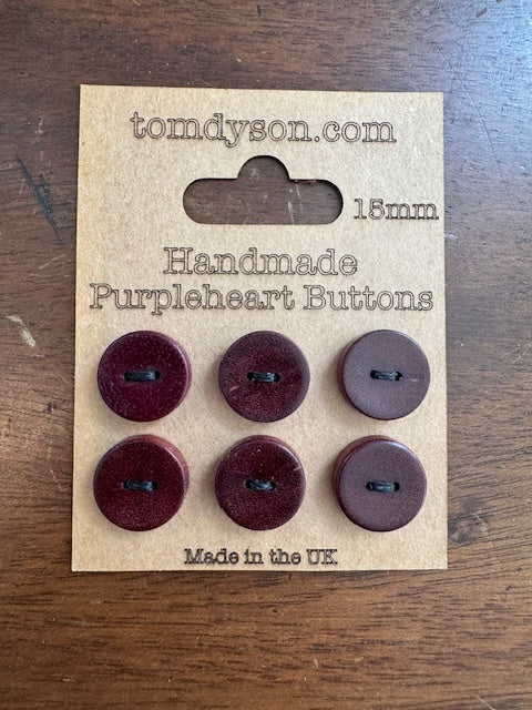 Handmade Wooden Buttons by Tom Dyson
