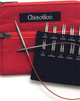 ChiaoGoo Twist Shorties Red : US 0-3