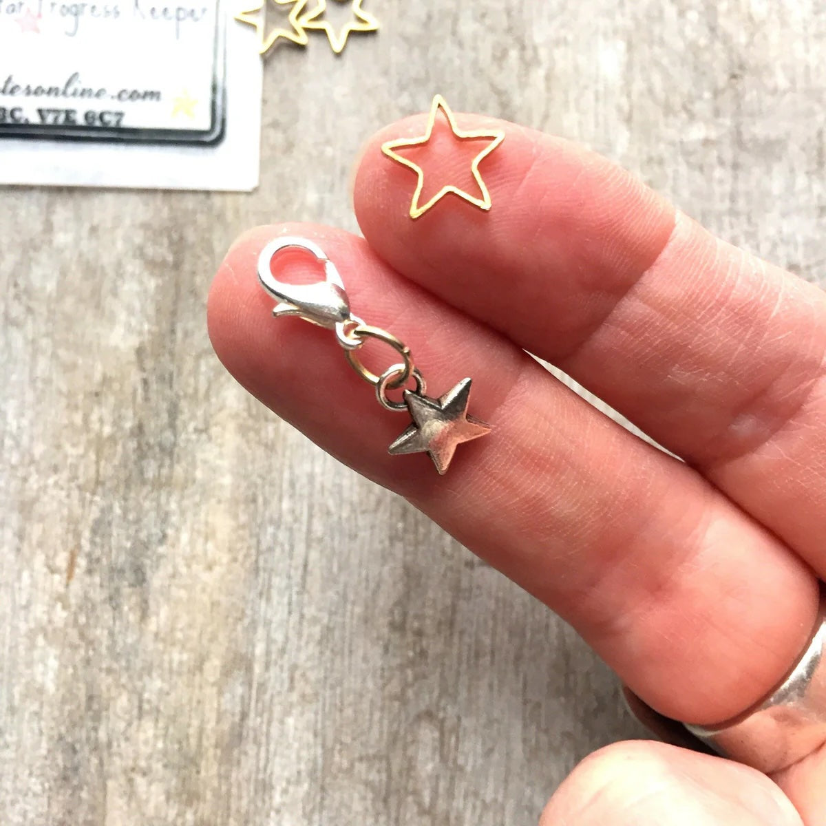 Tiny Stars Stitch Markers